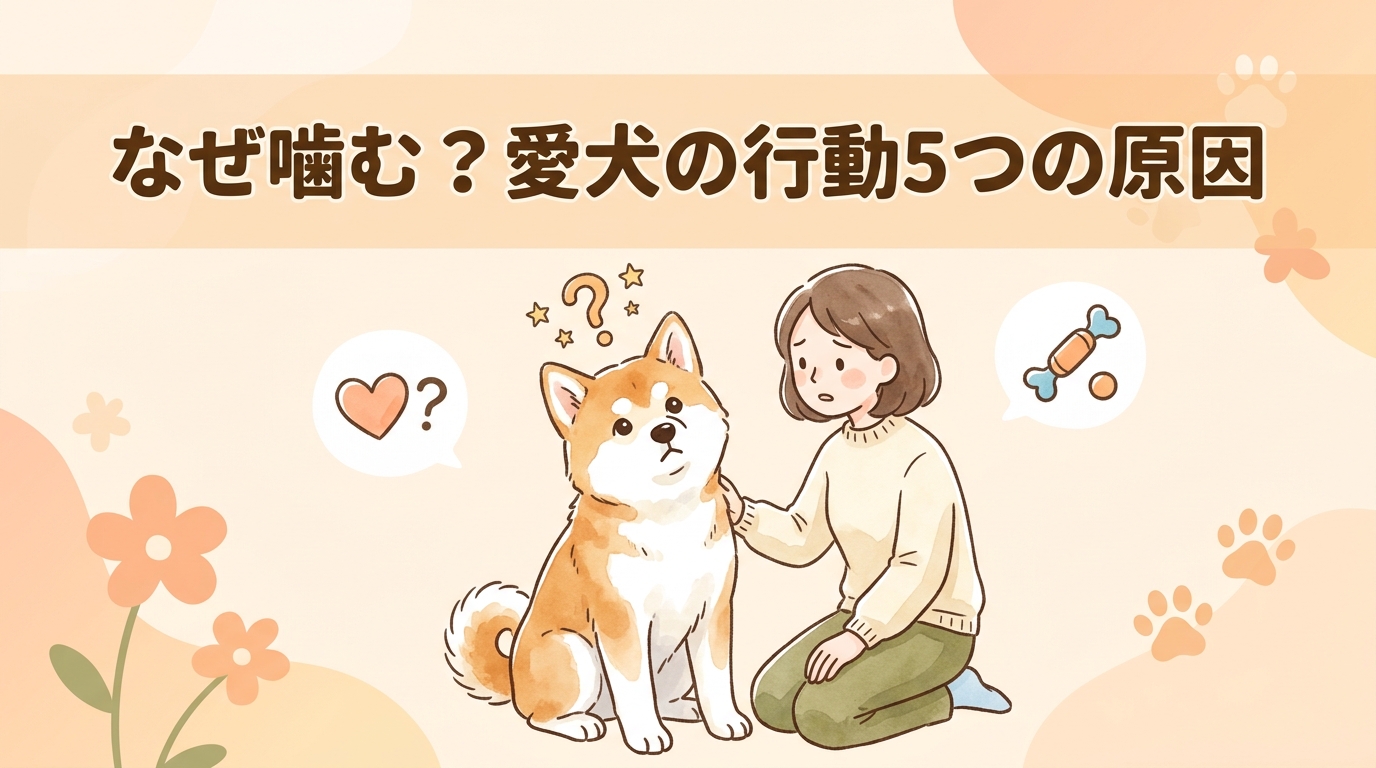 犬が噛む理由を特定する5つの原因