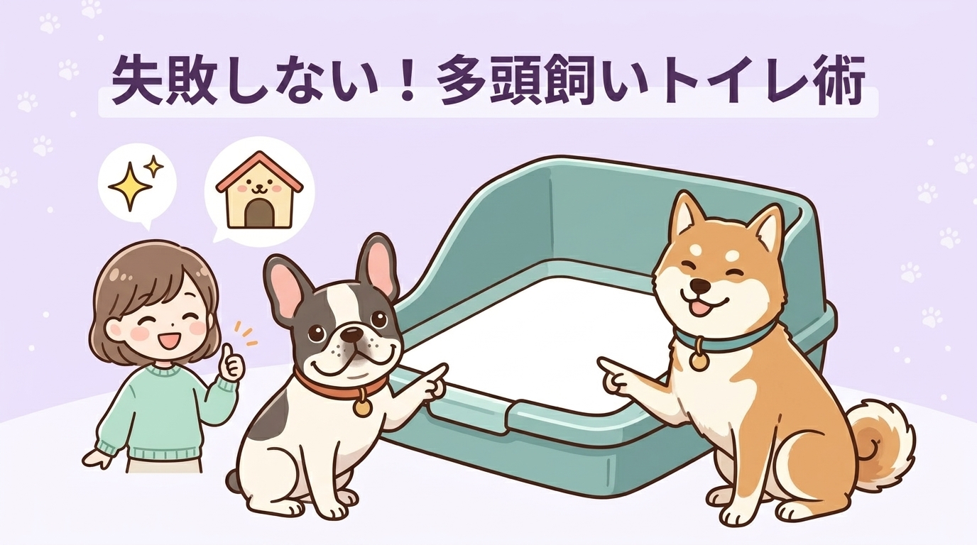 犬の多頭飼いでトイレはどうする？失敗を減らすコツ
