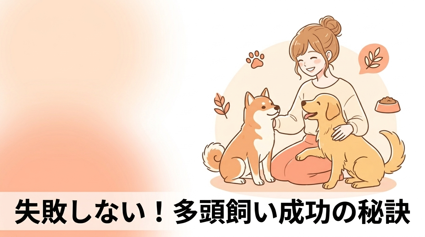 犬の多頭飼いを成功させるために大切なこと
