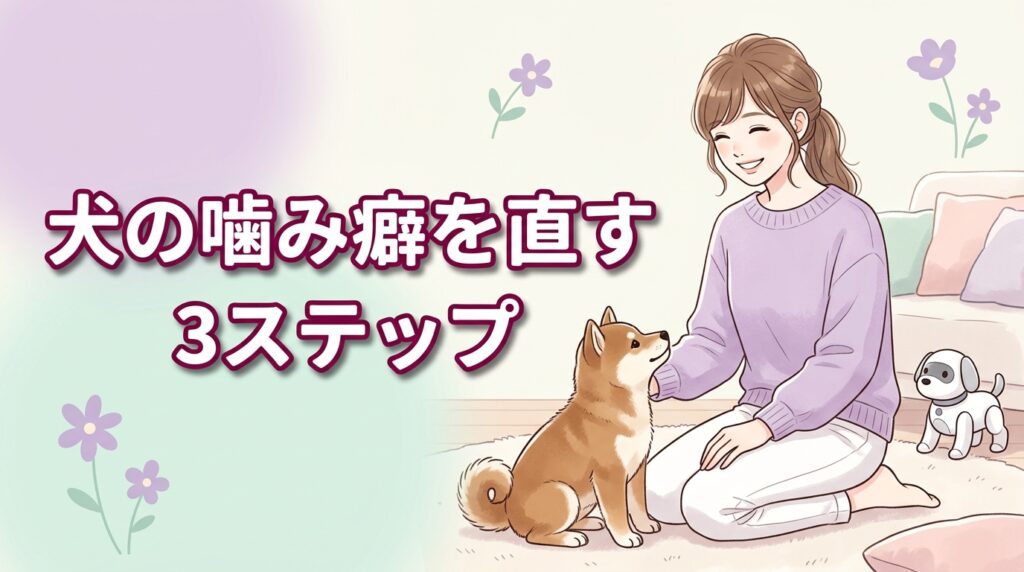 犬が噛む理由と直す3ステップ！2026年最新のAIしつけ対策