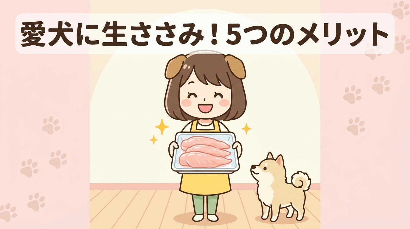 犬にささみの生肉を与える5つのメリット