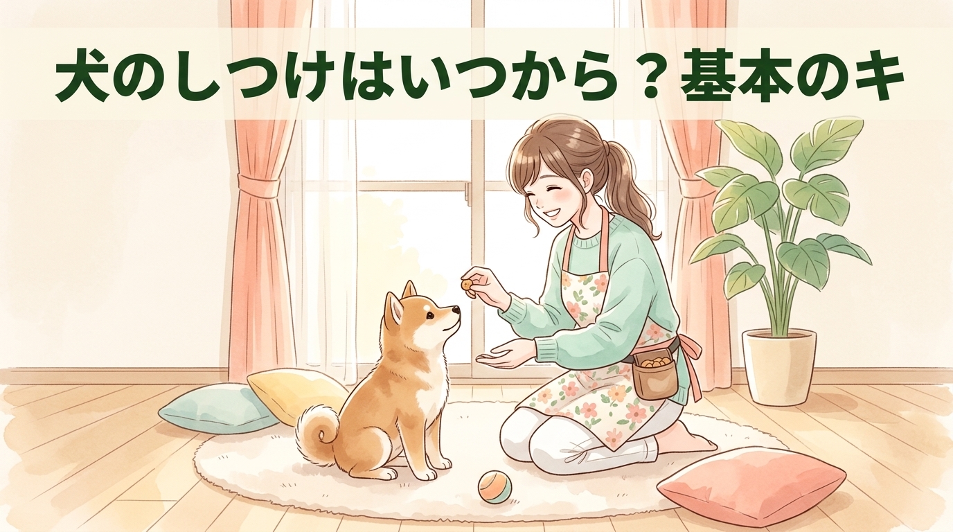 犬のしつけはいつから始める？まず知っておきたい基本