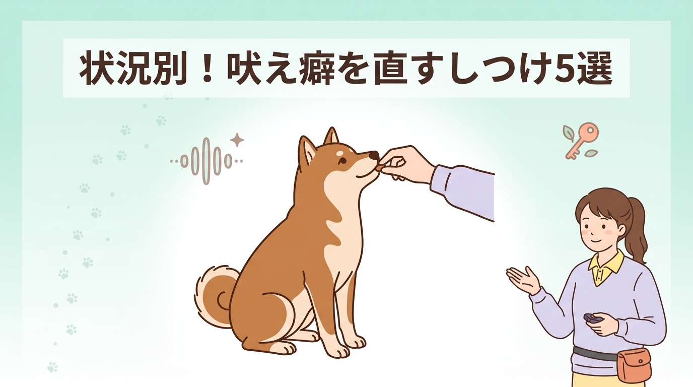 状況別でほえるのをやめさせるしつけ5選