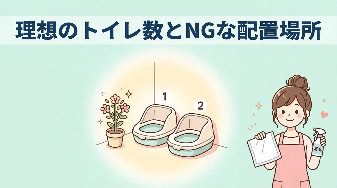 理想的なトイレの数とNGな配置場所