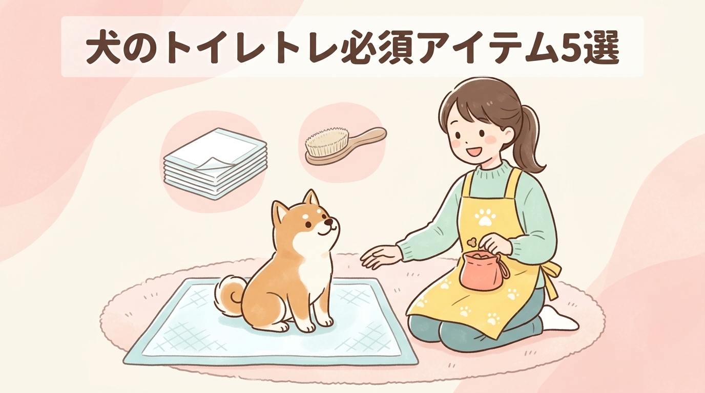 犬のトイレトレーニングに必須の道具5選