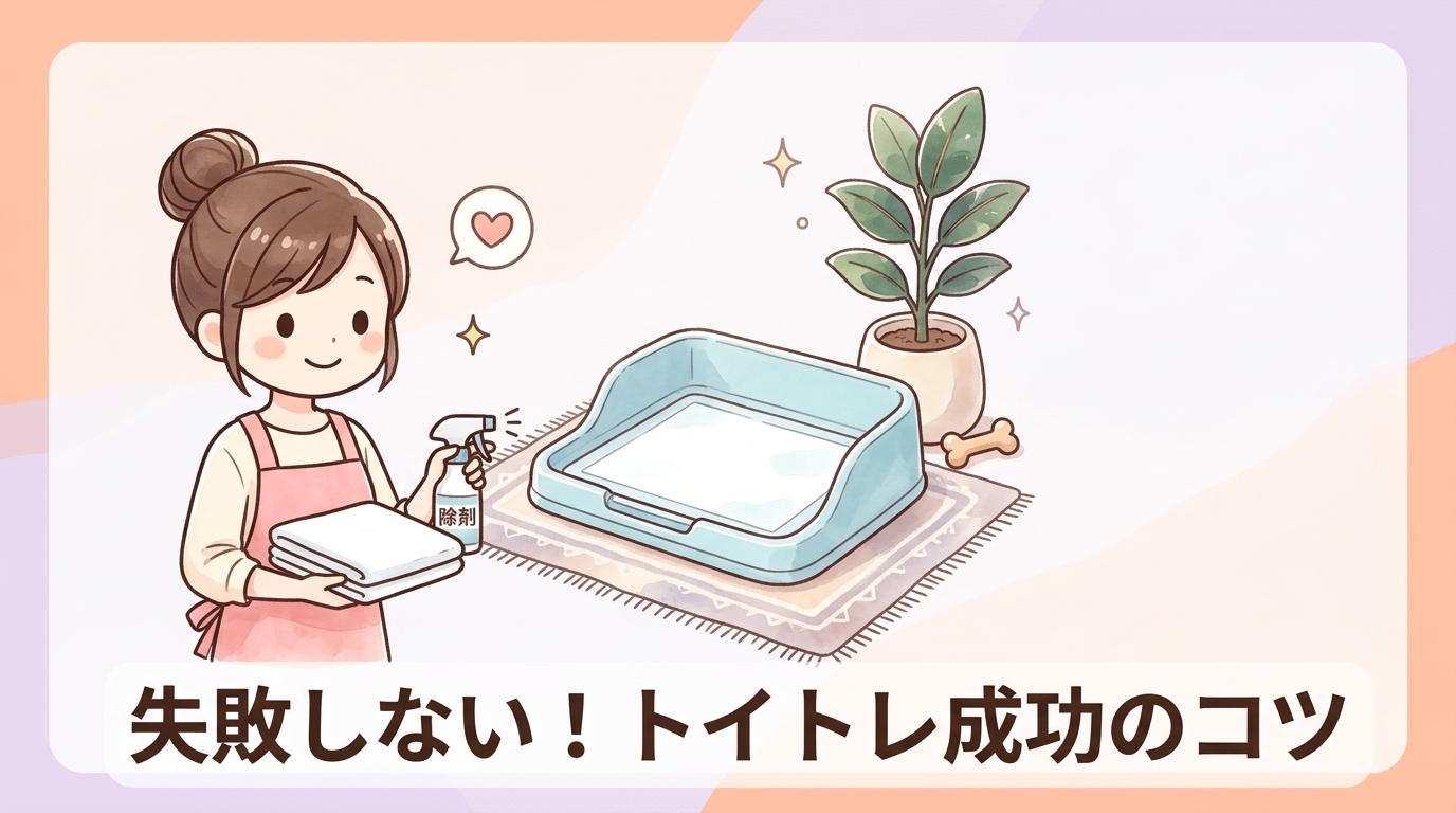 失敗を防ぐトイレトレーニングのコツ
