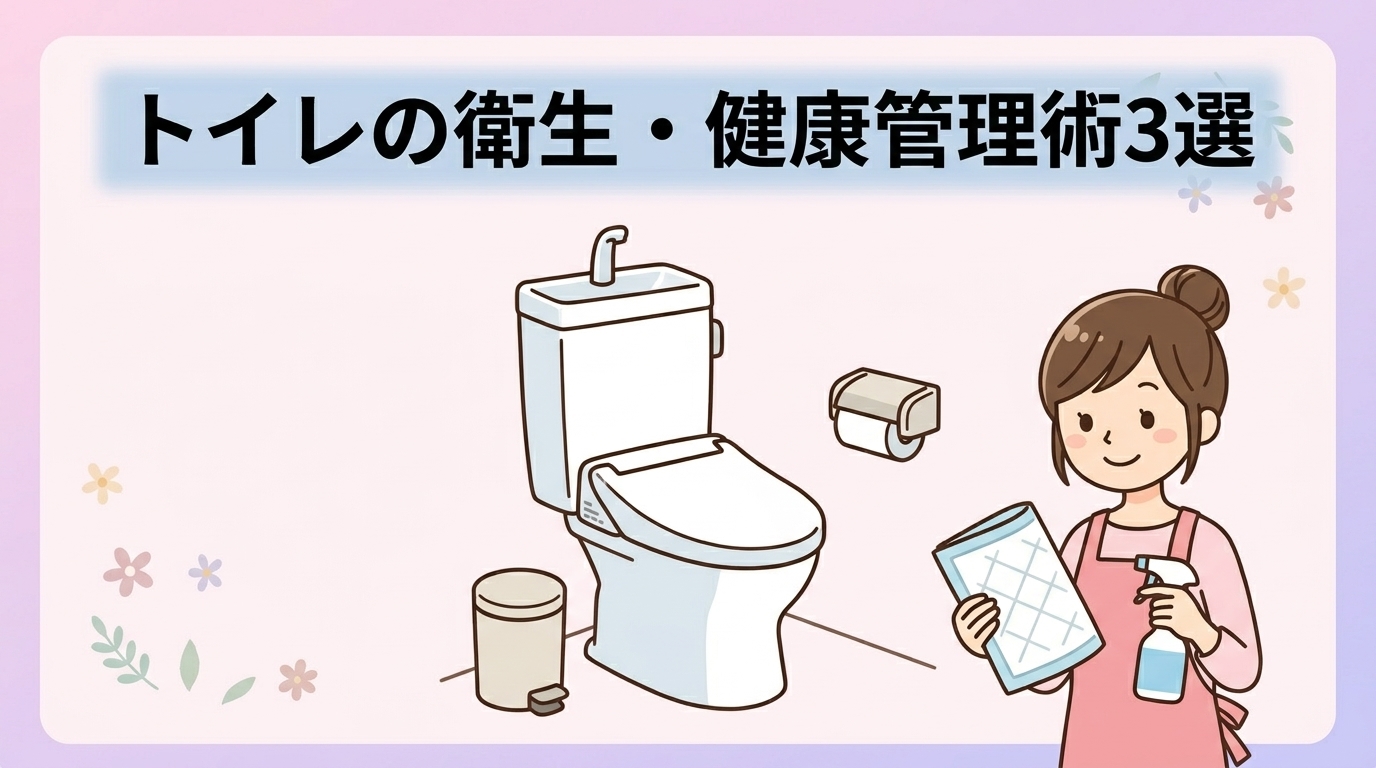 衛生管理とトイレでの健康管理対策3選