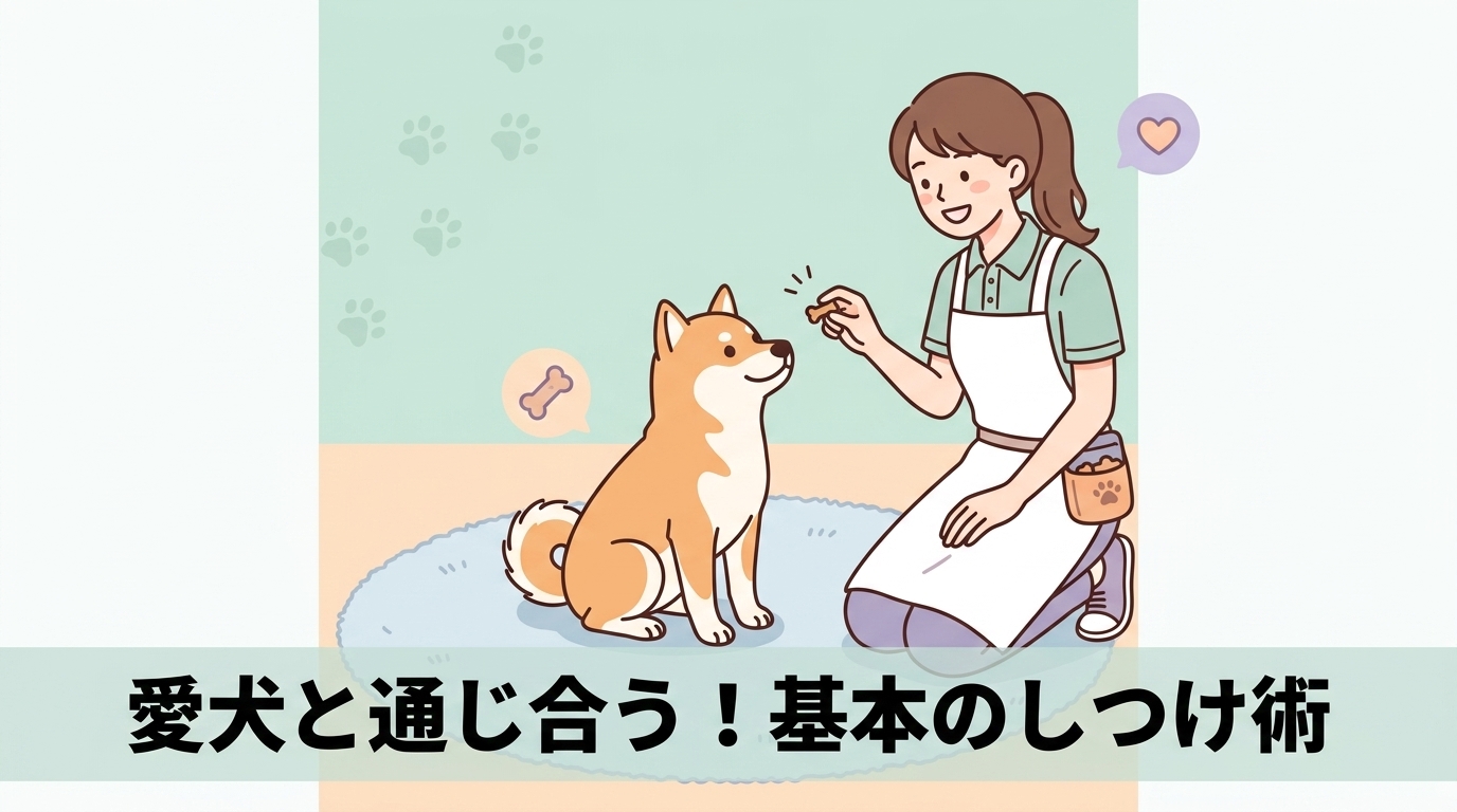 犬に教えたい基本コマンドのしつけ方