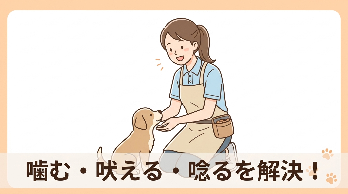 犬の困りごと別しつけ方｜噛む・吠える・唸るへの対応