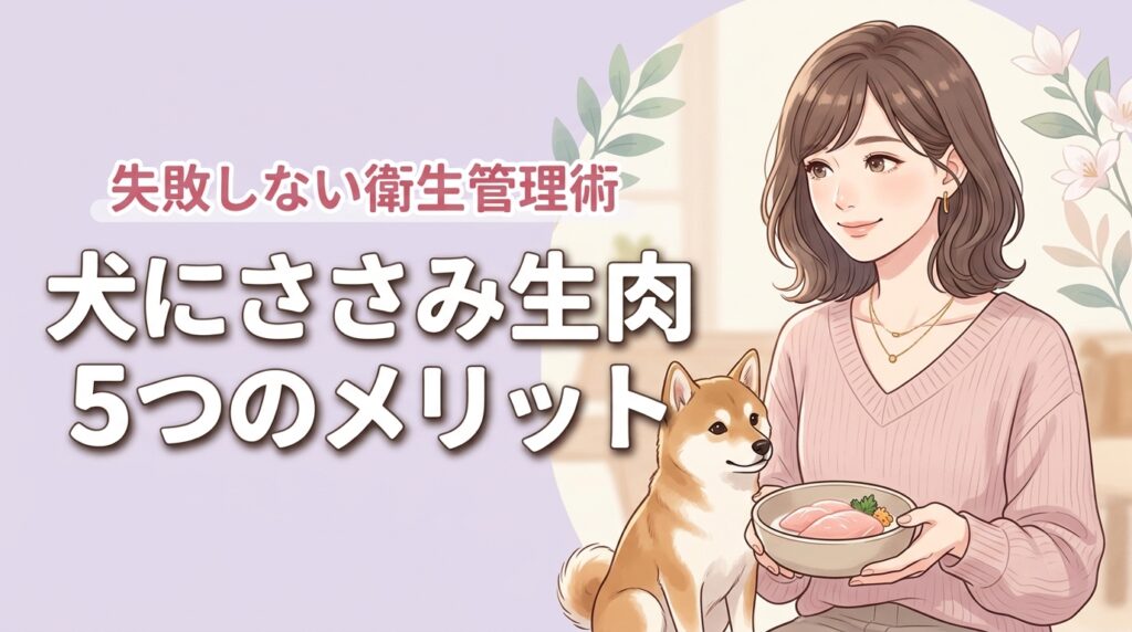 犬にささみの生肉を与えてもいい？5つのメリットと失敗しない衛生管理術