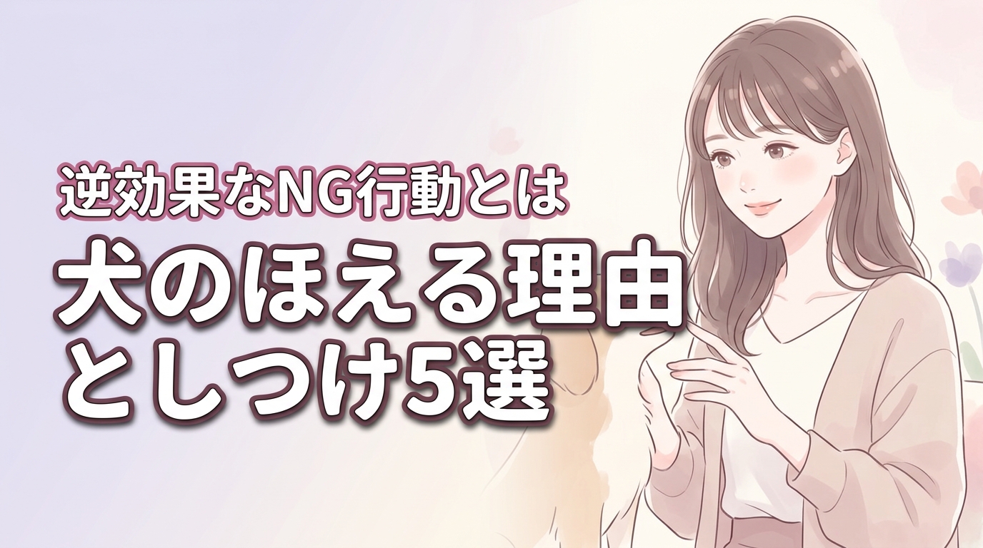 犬がほえる理由としつけのコツ5選！やってはいけないNG行動とは？