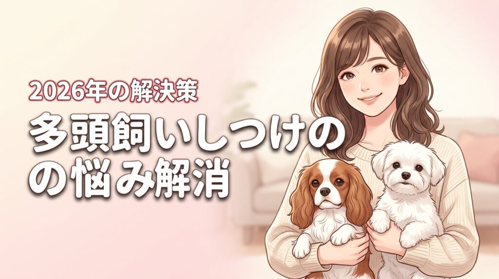 多頭飼いのしつけが難しい理由とは？3つの基本方針と5つの解決策で悩みを解消