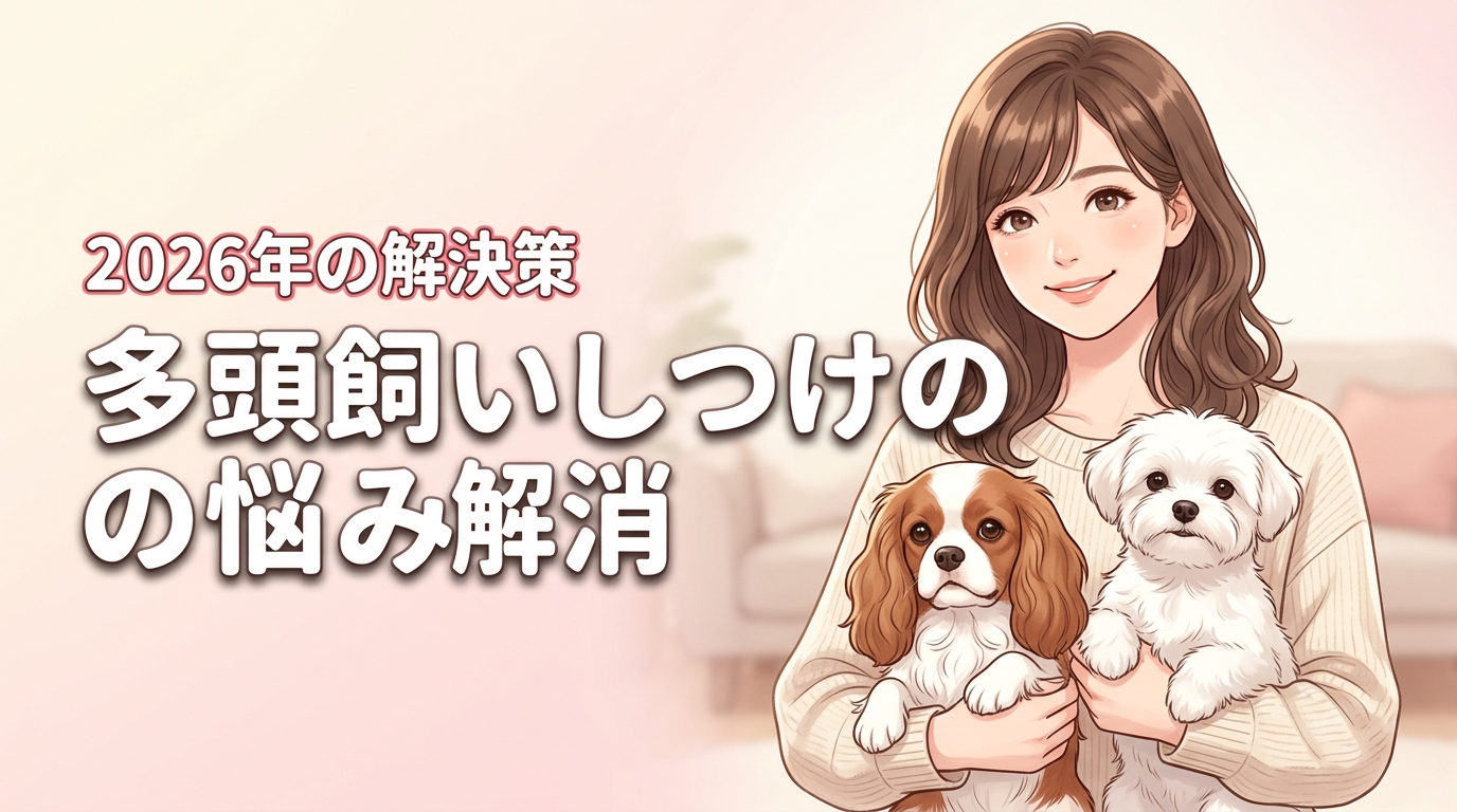 多頭飼いのしつけが難しい理由とは？3つの基本方針と5つの解決策で悩みを解消
